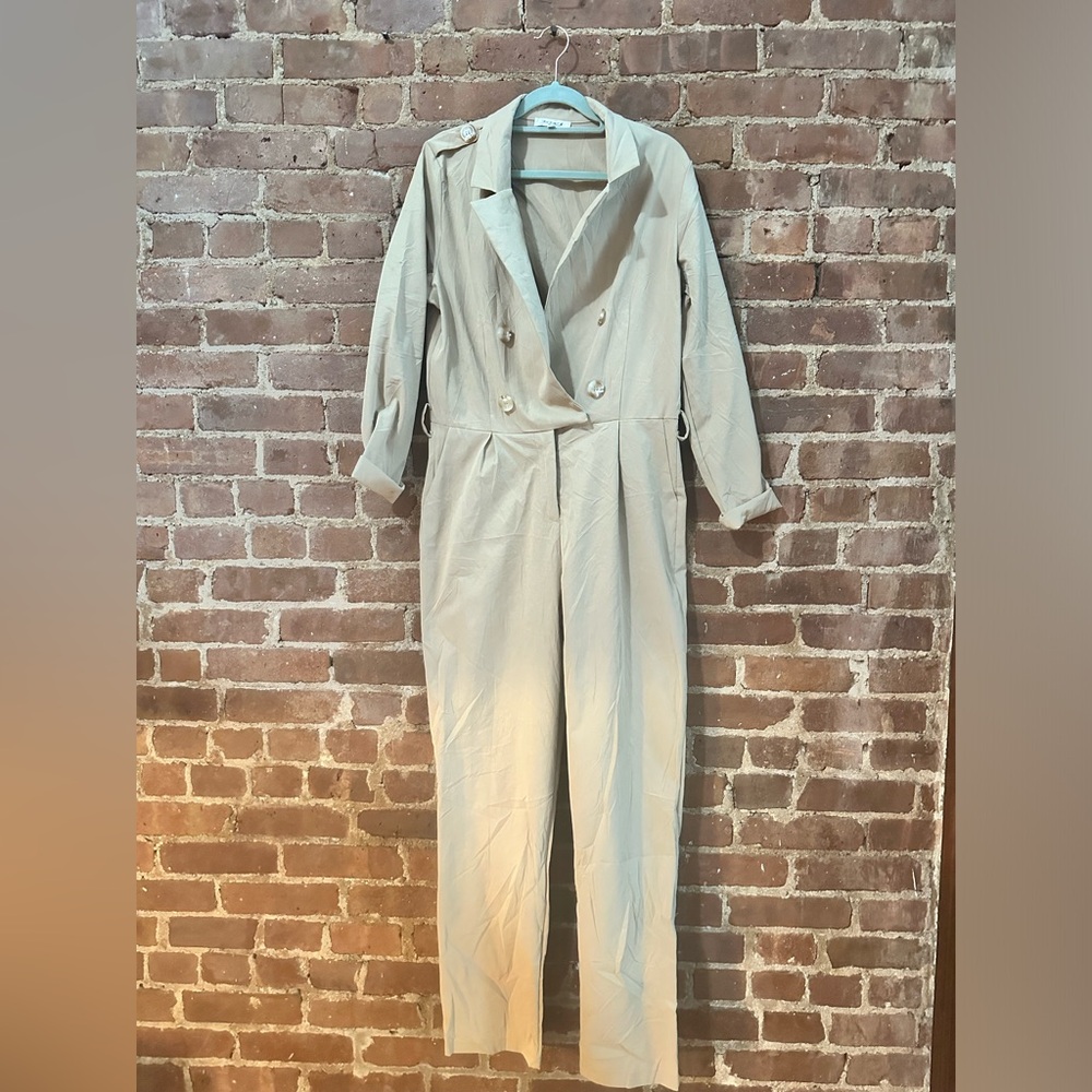 Vintage jumpsuit - tan